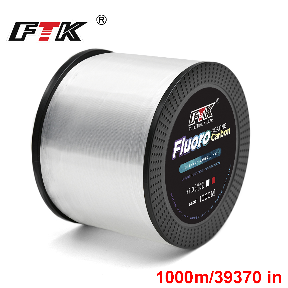 Fluorocarbon Line - FTK 1000M Naylon Misina Süper Güçlü